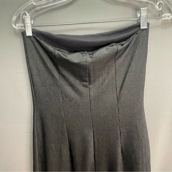 Vintage LE CHATEAU strapless slip dress with rhinestone flower design minimalist - Picture 5 of 16